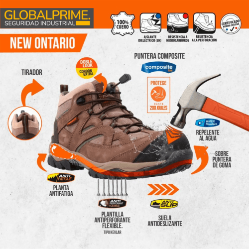 ZAPATILLA DE SEGURIDAD NORSEG NEW ONTARIO