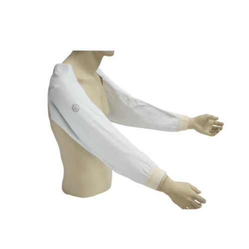 Manguilla soldador cuero con puño (par)