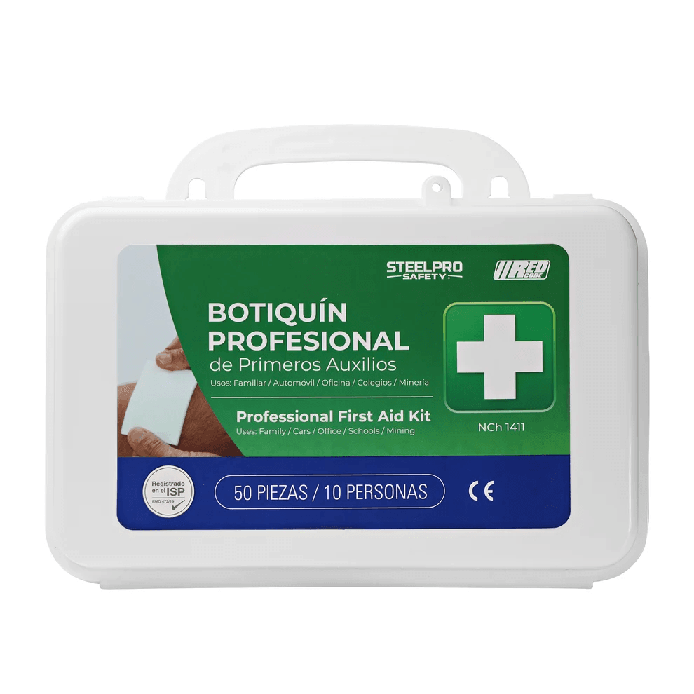 BOTIQUIN RED CODE EQUIPADO PARA 10 PERSONAS