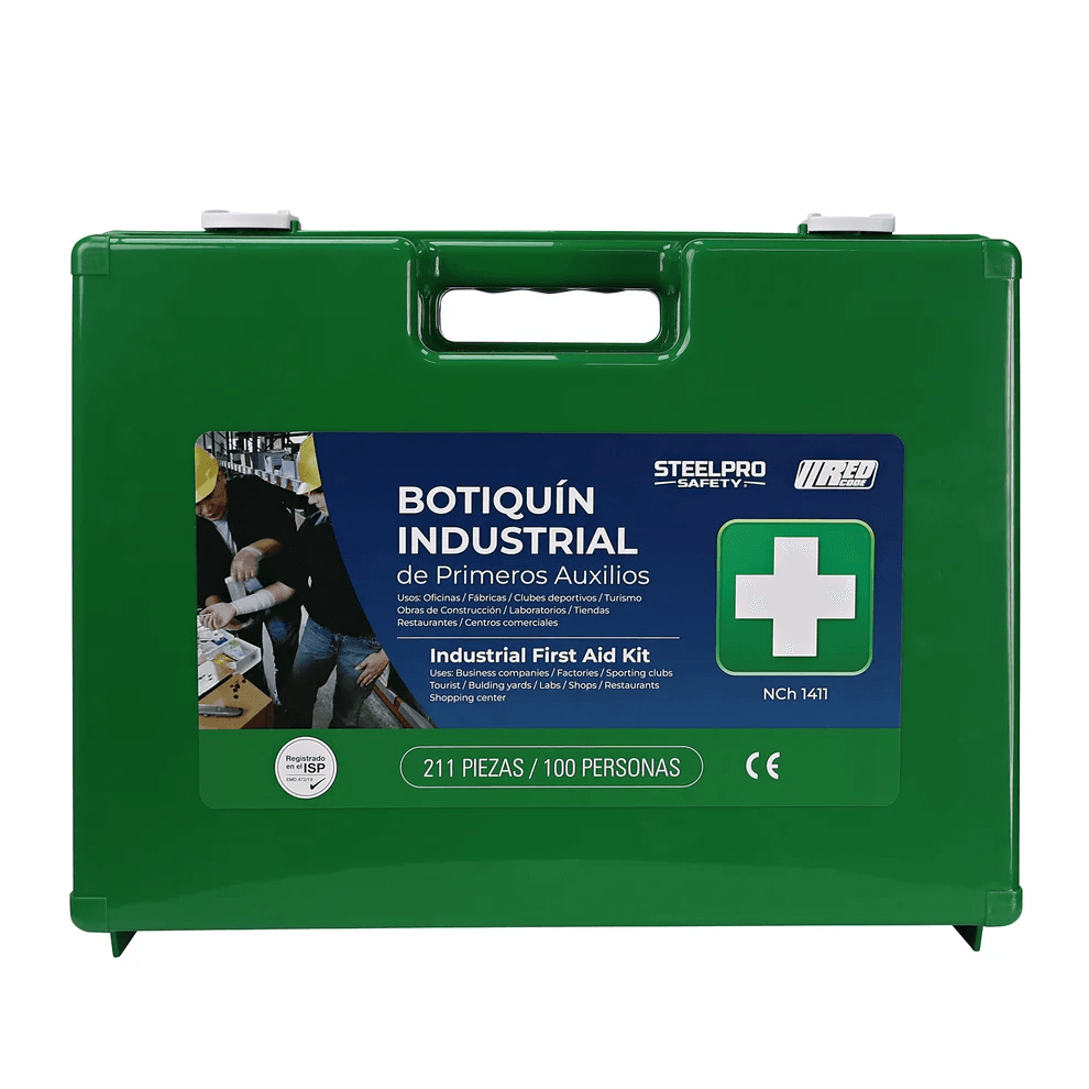 BOTIQUIN RED CODE EQUIPADO PARA 100 PERSONAS
