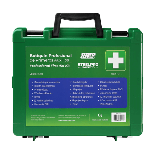 BOTIQUIN RED CODE EQUIPADO PARA 25 PERSONAS - Imagen 3