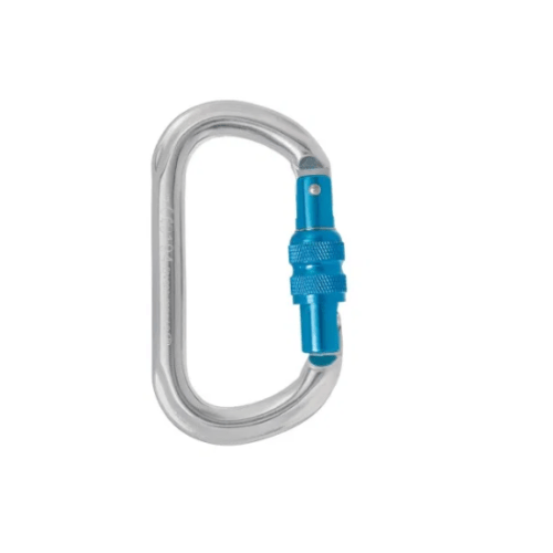 MOSQUETON ALUMINIO MANUAL ROSCA