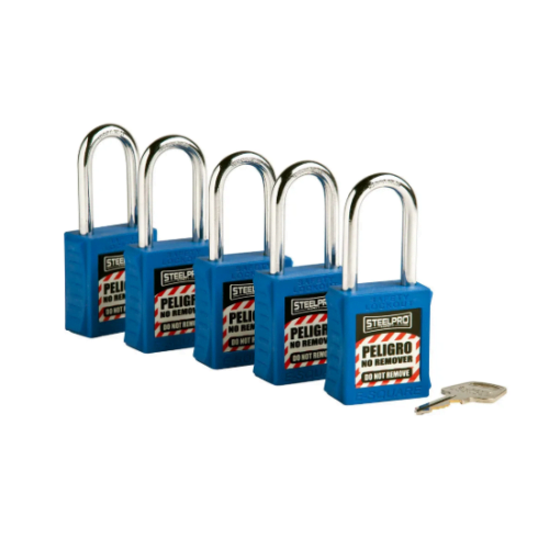 KIT 5 CANDADOS MK X10 CON LLAVE MAESTRA