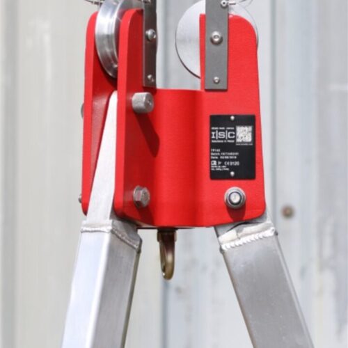 Trípode de Rescate y Trabajo - 2 Poleas y 2 Anclajes - ISC