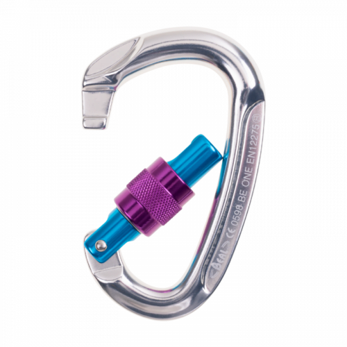 Mosquetón Be One Screw (Seguro Rosca) Fucsia - Beal