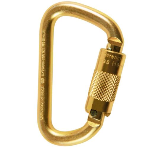 Mosquetón Acero Tipo D 2 Tiempos 41kN Steel D - Skylotec