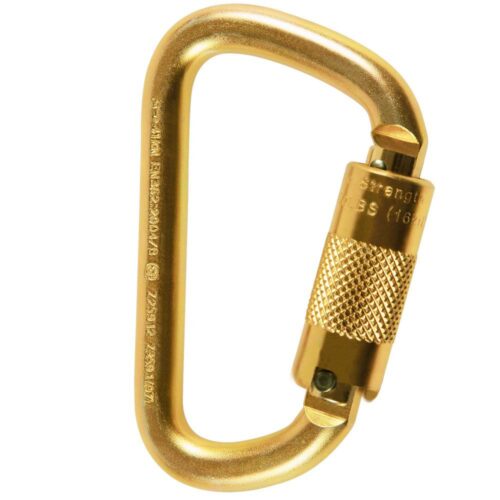 Mosquetón Acero Tipo D 3 Tiempos 41kN Steel D Tri - Skylotec