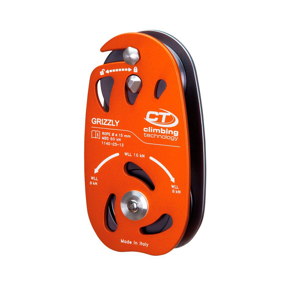 Polea Simple Grizzly 15mm 80kN - Climbing Technology