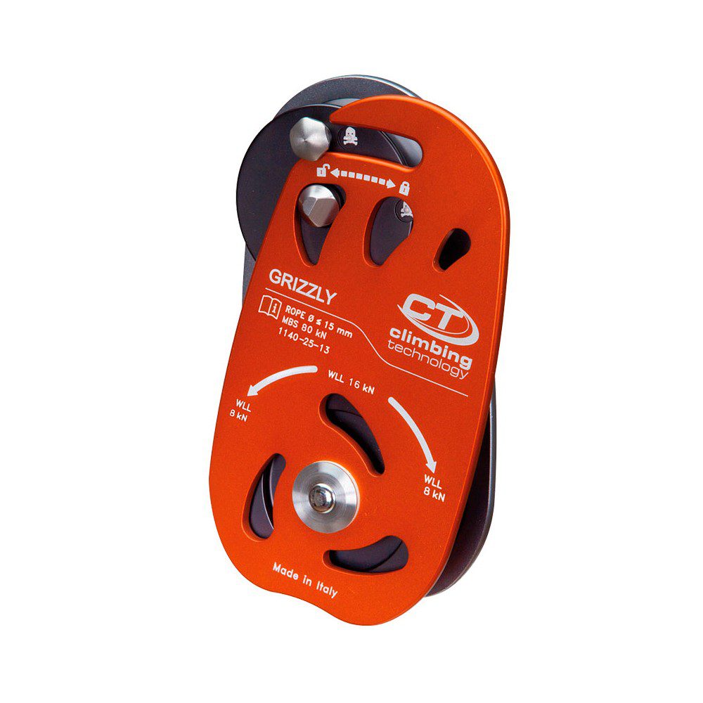 Polea Simple Grizzly 15mm 80kN - Climbing Technology