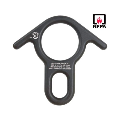 Descendedor - Asegurador tipo 8 Ocho (aluminio) con orejas 11mm (NFPA) - CMC Rescue