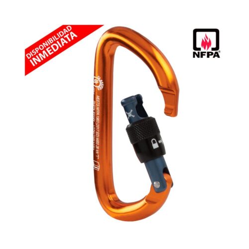 Mosquetón seguro Rosca Protech™ 56kN ALU NFPA - CMC Rescue