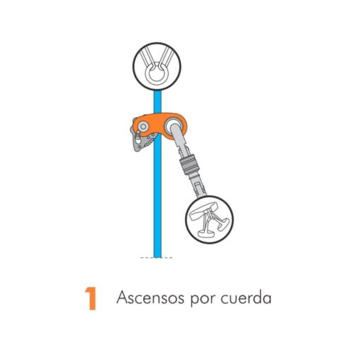 Polea Simple Autobloqueante Roll N' Lock 20kN - Climbing Technology