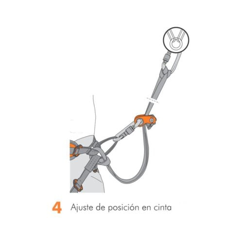 Polea Simple Autobloqueante Roll N' Lock 20kN - Climbing Technology