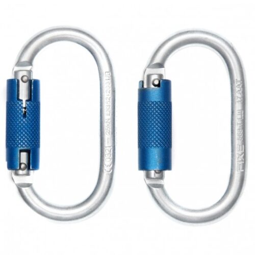 Mosquetón Acero Oval 3 Tiempos 25kN Steel Adur - Fixe