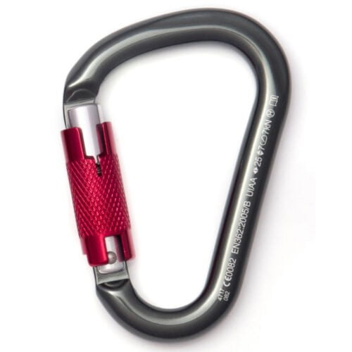 Mosquetón Aluminio HMS 2 Tiempos 25kN Lotus - Fixe