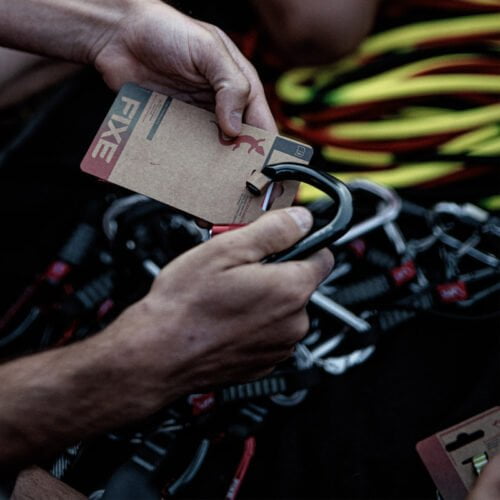 Mosquetón Aluminio HMS 2 Tiempos 25kN Lotus - Fixe