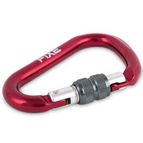 Mosquetón Aluminio HMS Rosca 25kN Lotus - Fixe