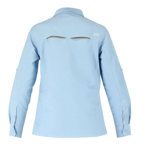 BLUSA HW DUCK DRY MUJER MANGA LARGA CELESTE