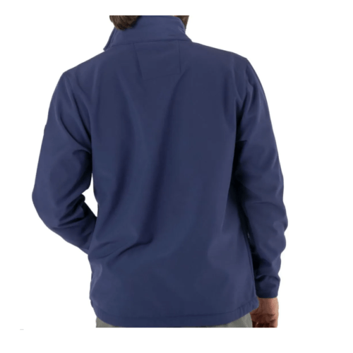 CHAQUETA SOFTSHELL QUEBEC LOBO HOMBRE AZUL