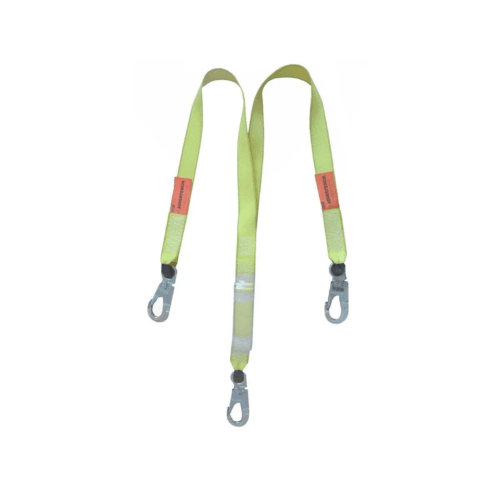 Cabo de vida MSA Tipo Y con Shock Absorber mosqueton simple 278505