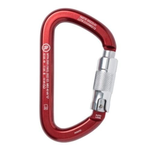 Mosquetón Aluminio Tipo D 3 Tiempos 40kN ProSeries® NFPA - CMC Rescue