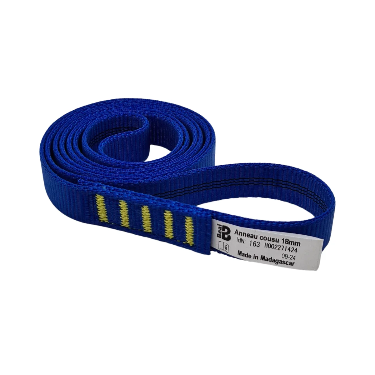 Anilla de Anclaje Plana Poliamida 80 cm x 18 mm 22kN blue - Beal