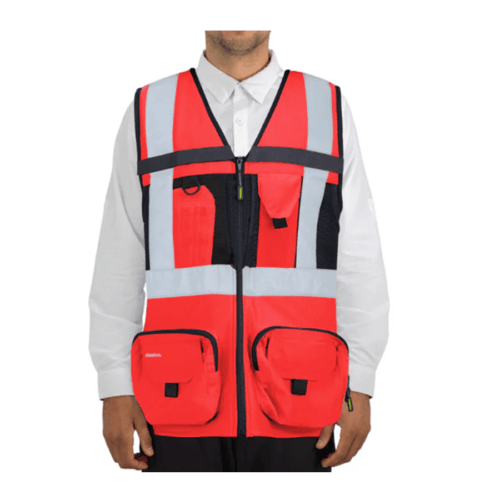CHALECO GEOLOGO ALASKA XPERT HOMBRE ROJO