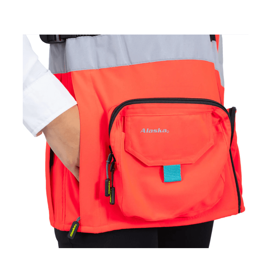 CHALECO GEOLOGO ALASKA XPERT MUJER ROJO - Imagen 4