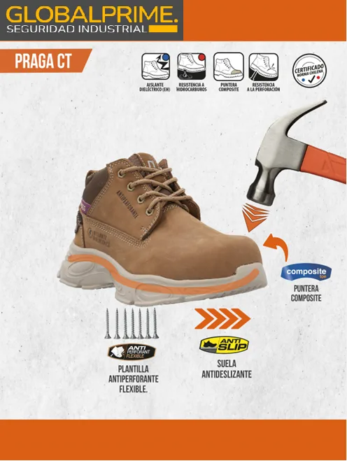 BOTIN DE SEGURIDAD NORSEG FEMENINO PRAGA CT - Imagen 8
