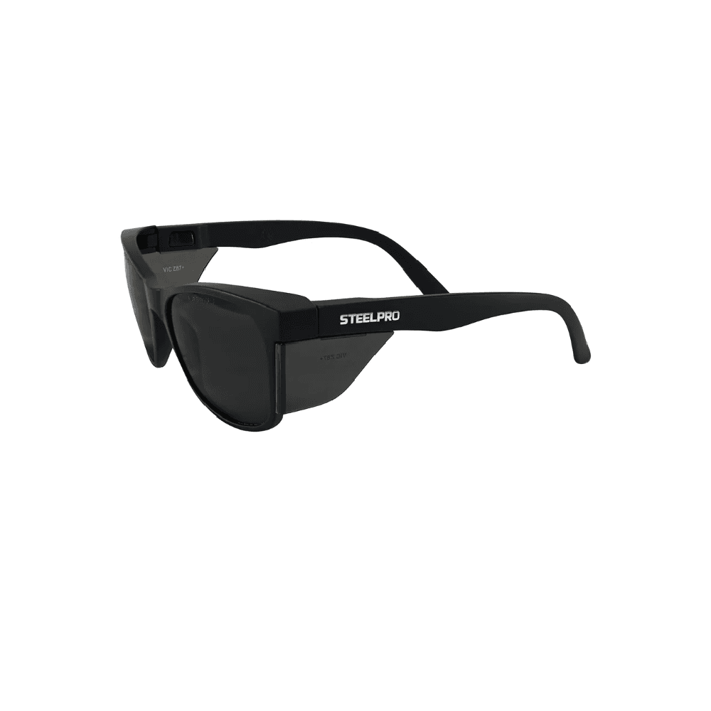 LENTE DE SEGURIDAD STEELPRO SAFEBLACK GRIS POLARIZADO