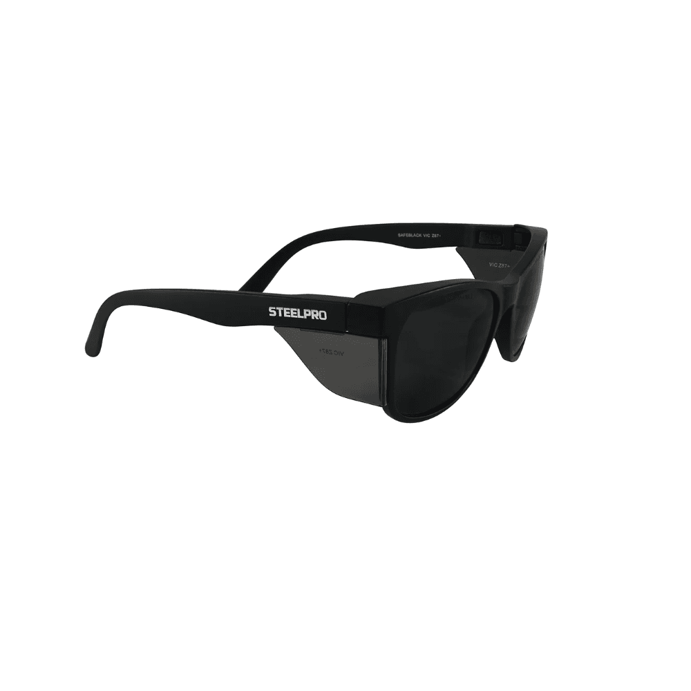 LENTE DE SEGURIDAD STEELPRO SAFEBLACK GRIS POLARIZADO - Imagen 3