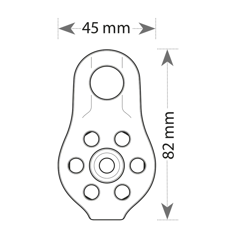 Polea Simple Transf' Air Fixe - Beal - Imagen 3