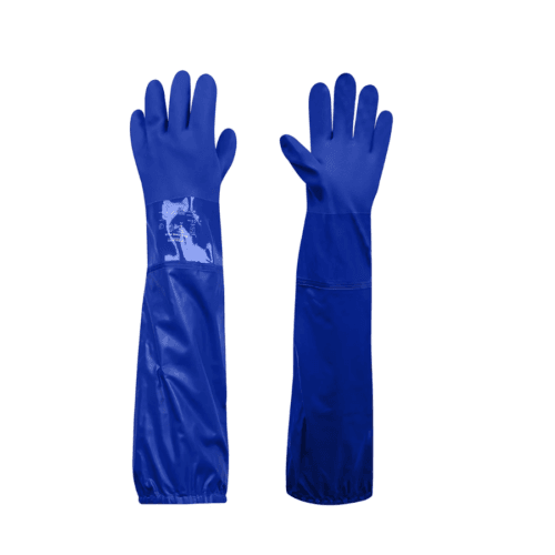 GUANTE PVC BLUE LONG PLUS