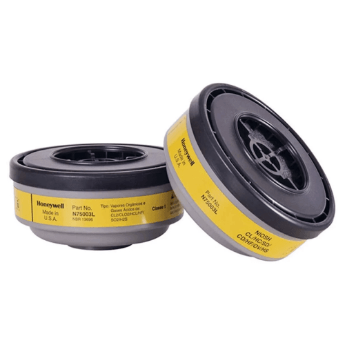 FILTRO HONEYWELL NORTH N75003 VAPORES ORGANICOS GASES ACIDOS PAR - Imagen 2