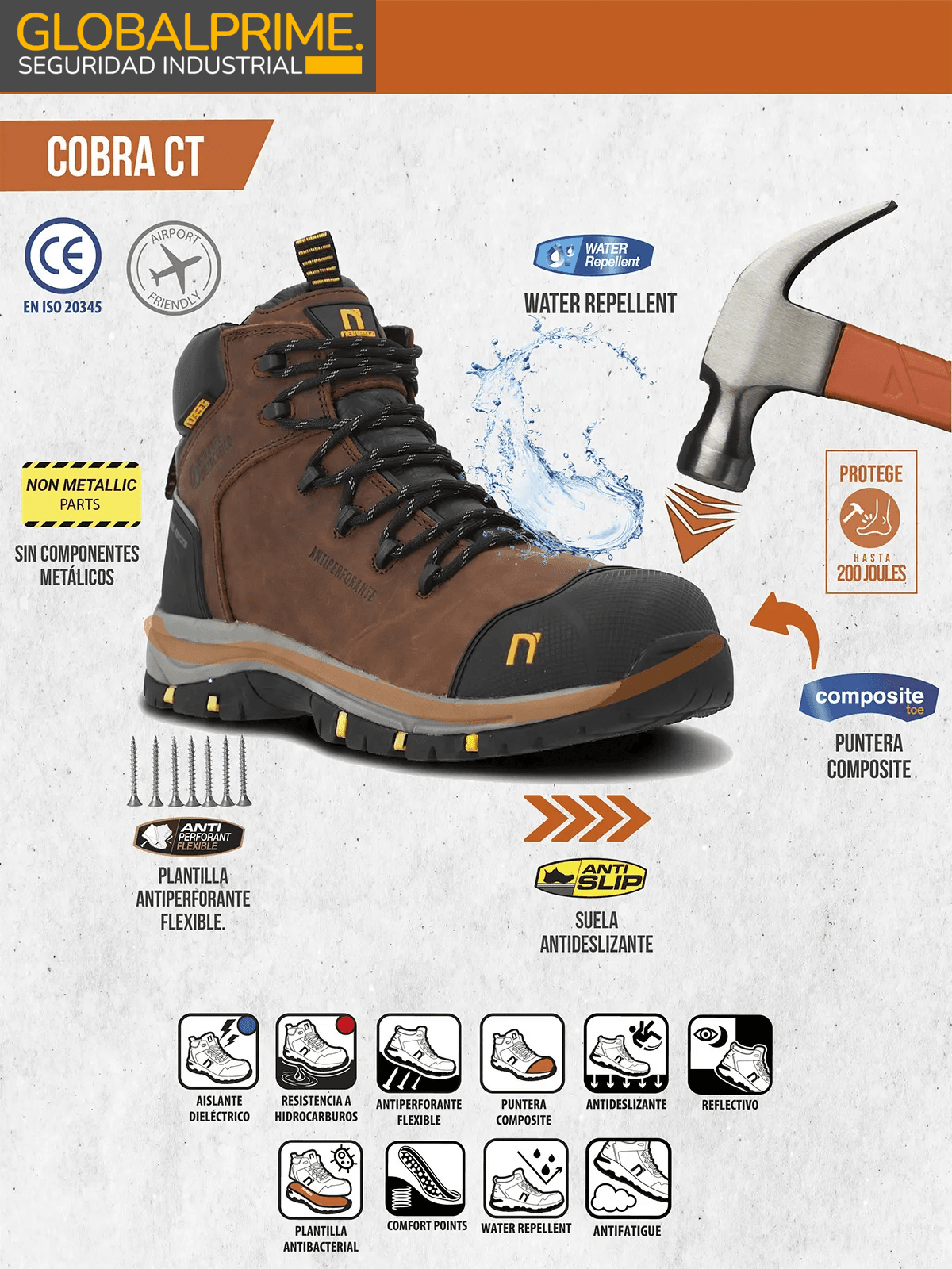 BOTIN DE SEGURIDAD NORSEG COBRA CT - Imagen 8