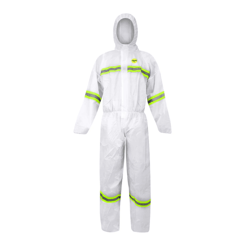 BUZO DE PROTECCION STEELPRO 7715 BLANCO CINTA DIA/NOCHE REGISTRO ISP