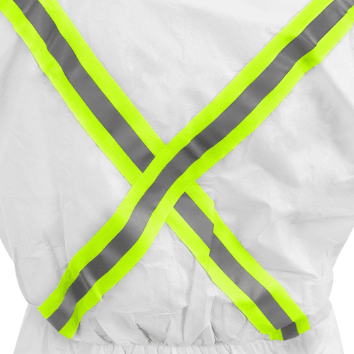 BUZO DE PROTECCION STEELPRO 7715 BLANCO CINTA DIA/NOCHE REGISTRO ISP - Imagen 7
